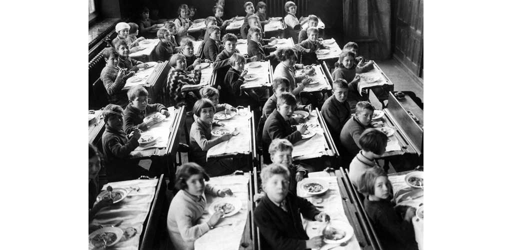 School class in Great Britain, 1930...