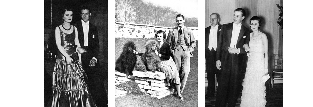Photograph showing Miss Margaret Whigham (1912-1993), later Mrs Charles Sweeny and then the Duchess of Argyll, with Charles Guy Greville, 7th Earl Brooke, 7th Earl of Warwick (1919-1984), pictured c.1932. Whigham and Warwick were engaged at the time of the photograph, but later broke it off. Date: 06/04/1932
