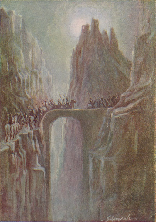 Bifrost - a burning rainbow bridge that reaches between Midgard (the world) and Asgard (the realm of the gods) in Norse mythology.
1916