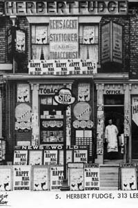 Herbert Fudge Newsagent 1922