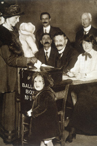 British women over 30 years old allowed to vote for the first time Date: 14 December 1918