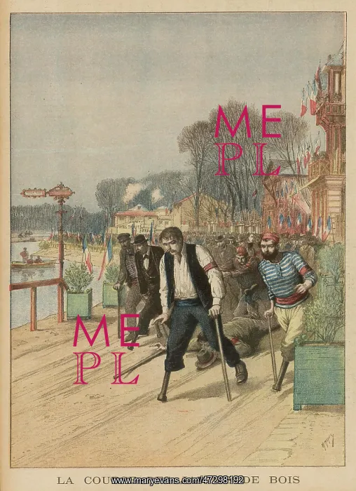: 1-Legged Race 1895 : 1-Legged Race 1895