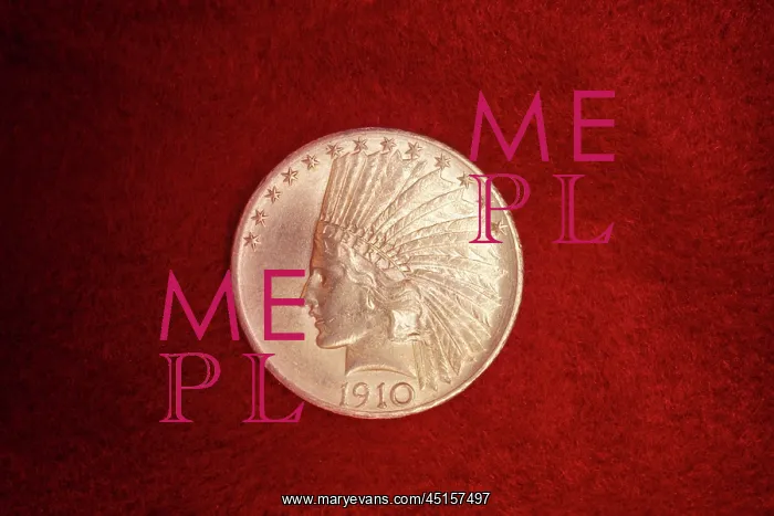 : $10 American Gold Eagle Coin Designed by Augusts : $10 American Gold Eagle Coin Designed by Augusts
