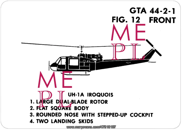 : 12 UH-1A Iroquois : 12 UH-1A Iroquois