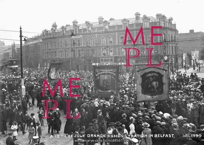 : A 12th of July Demonstration in Belfast : A 12th of July Demonstration in Belfast