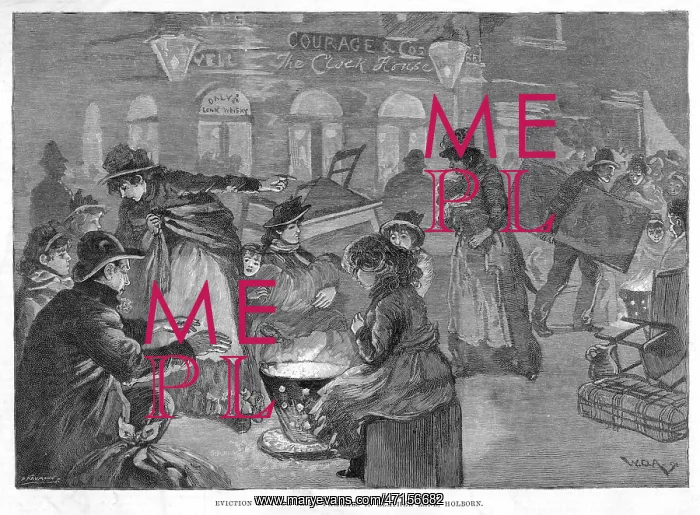 : 130 EVICTED / SLUM / 1891 : 130 EVICTED / SLUM / 1891
