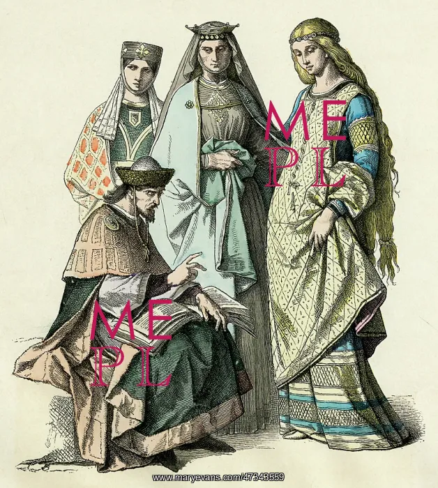 : 13th century German Costume : 13th century German Costume