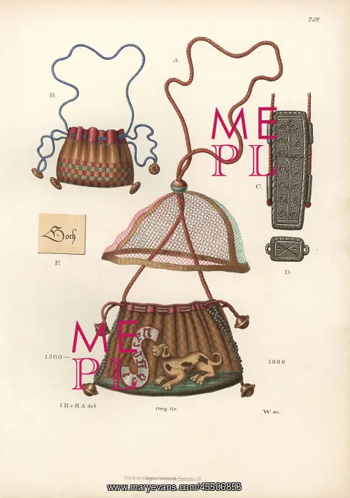 : 14th century wallets and purses from Cologne : 14th century wallets and purses from Cologne
