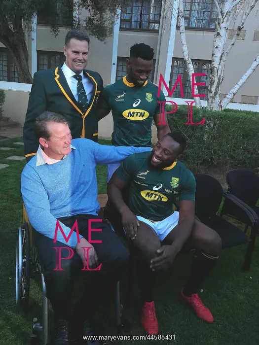  : 15 Jun 2018 - Rassie Erasmus, Siya Kolisi, former