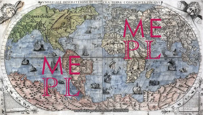 : 1565 World Map by Paulo Forlani, based on ? : 1565 World Map by Paulo Forlani, based on ?