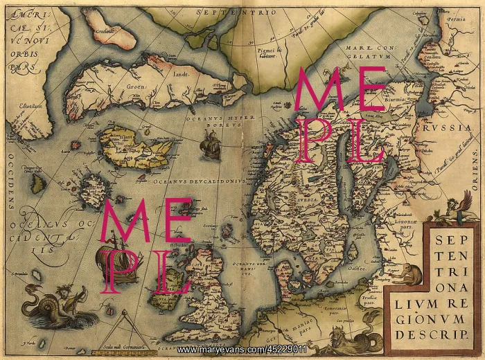 : 1570 map of Northwest Europe and The North ? : 1570 map of Northwest Europe and The North ?