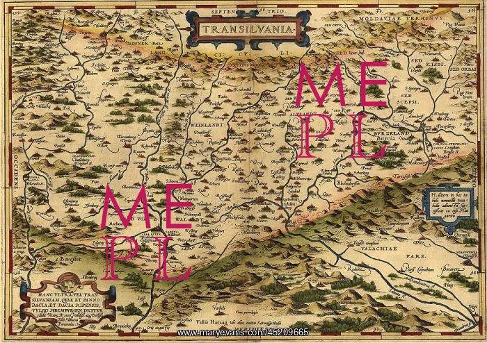: 1570 map of Transylvania, now the western ? : 1570 map of Transylvania, now the western ?
