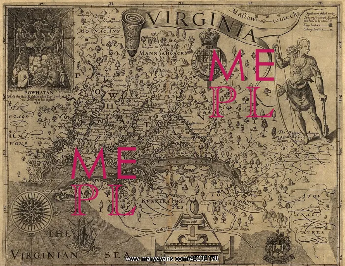 : 1606 map of Virginia as discovered and described ? : 1606 map of Virginia as discovered and described ?