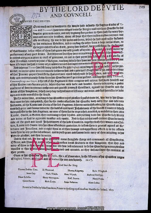 : 1607 Proclamation : 1607 Proclamation
