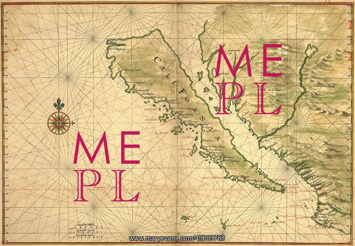 : 1650 map of Baja California and northwest ? : 1650 map of Baja California and northwest ?
