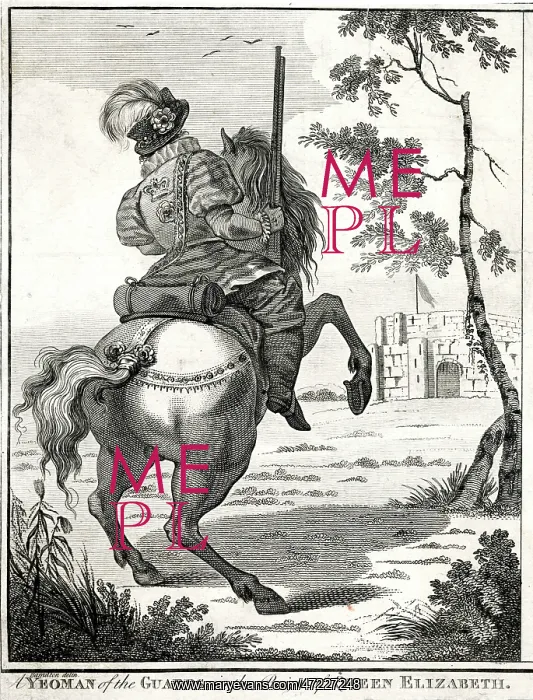 : 16TH C YEOMAN OF GUARD : 16TH C YEOMAN OF GUARD