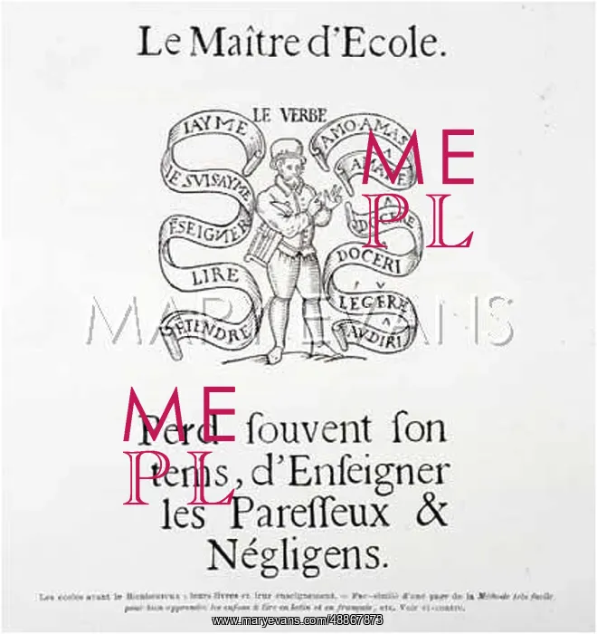  : 16th century French schoolmaster