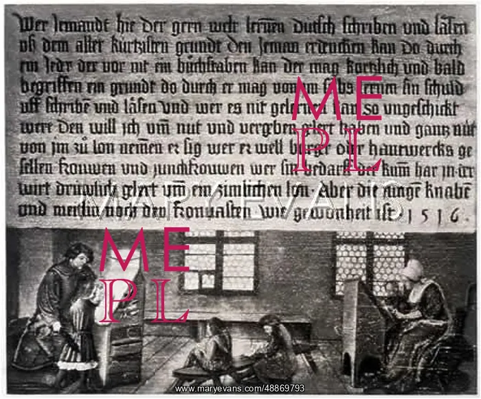 : 16th century German school teacher : 16th century German school teacher