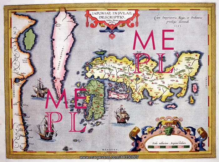  : 16th century Map of Japan