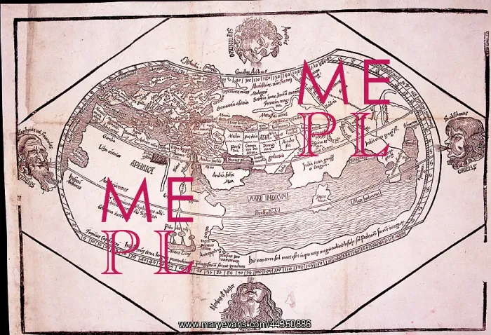  : 16th century Map of the Old World