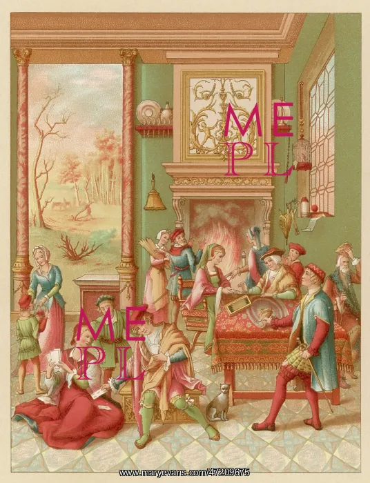  : 16th century Social Interior