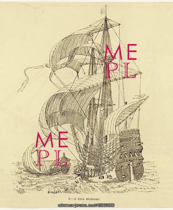  : 16th century Spanish galleon