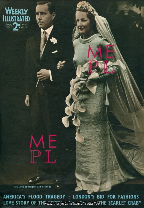 : 16th Duke of Norfolk and his bride : 16th Duke of Norfolk and his bride
