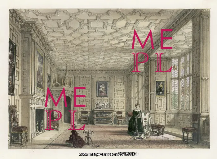 : 16THC DRAWING ROOM SCENE : 16THC DRAWING ROOM SCENE
