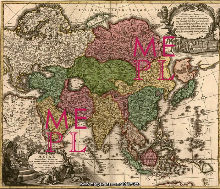 : 1724 map of Asia and islands of the East ? : 1724 map of Asia and islands of the East ?