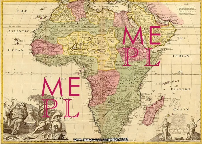  : 1725 English map of Africa identifying kingdoms ?