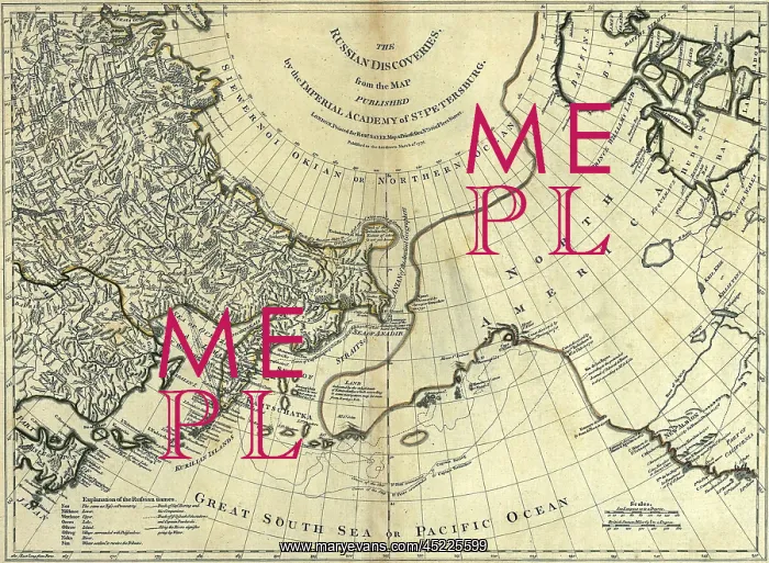 : 1775 map showing Eastern Russian and Western ? : 1775 map showing Eastern Russian and Western ?