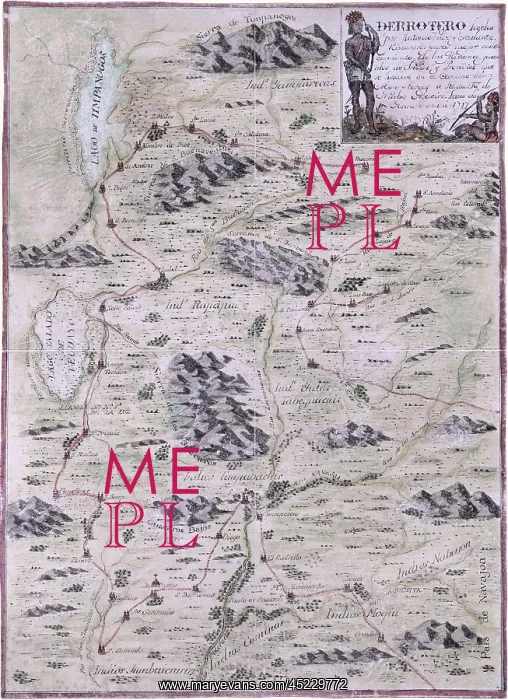 : 1777 map that covers sections of Colorado, ? : 1777 map that covers sections of Colorado, ?