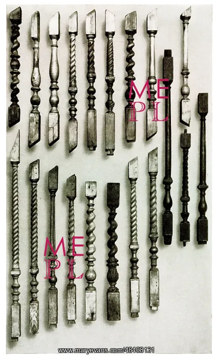  : 17th and 18th century balusters