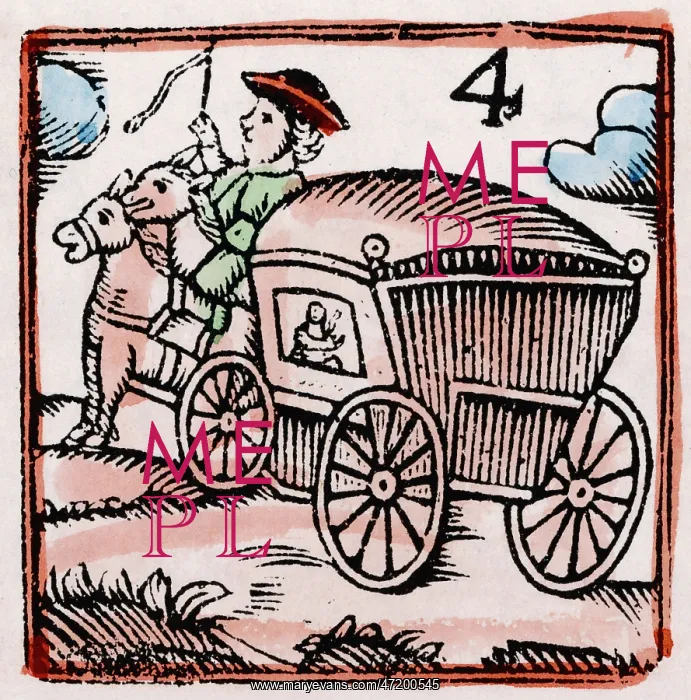  : 17th century Coachman - Woodcut - 4