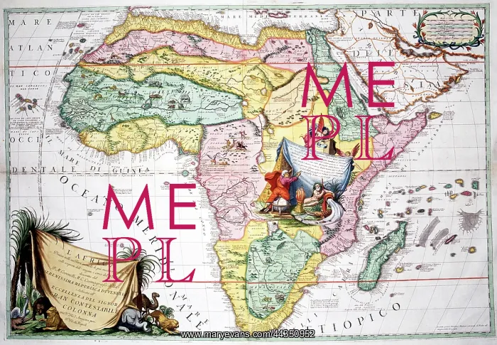  : 17th century Map of Africa