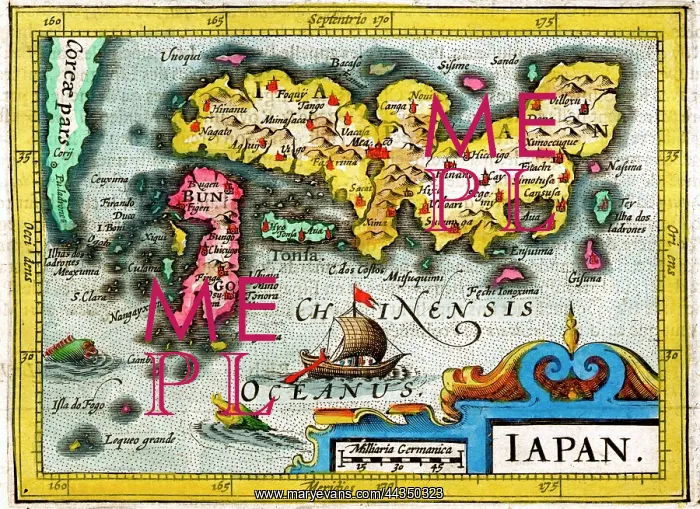  : 17th century Map of Iapan (Japan)