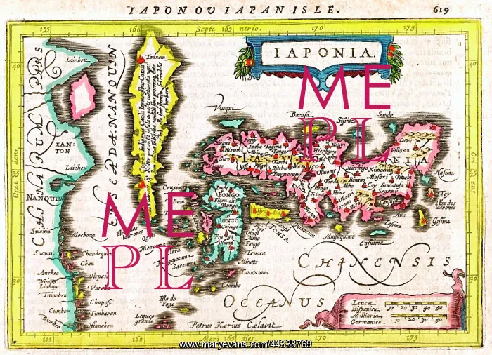  : 17th century Map of Japan