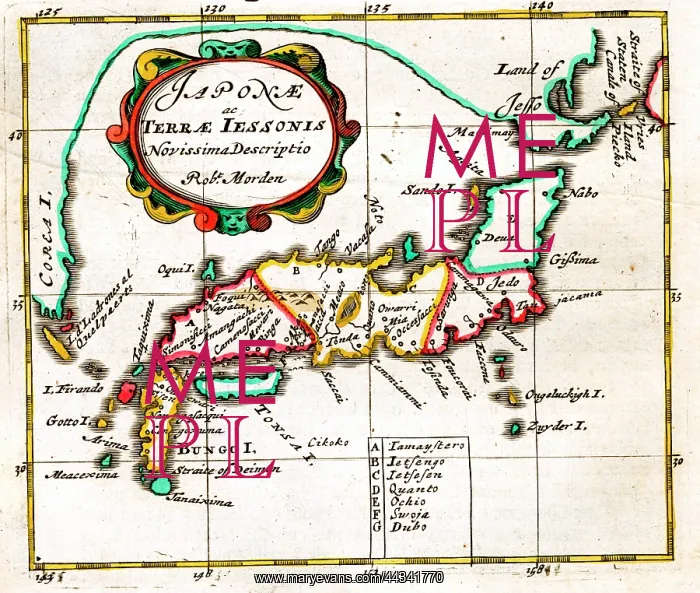  : 17th century Map of Japan