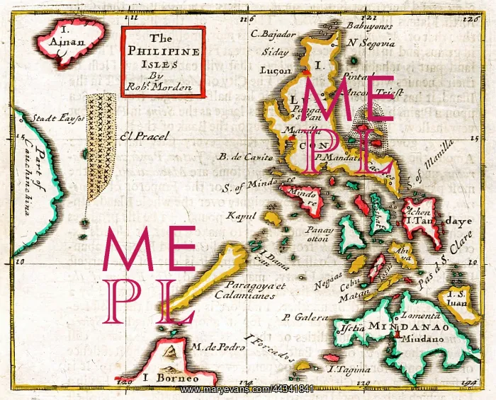 : 17th century Map of the Philippines : 17th century Map of the Philippines