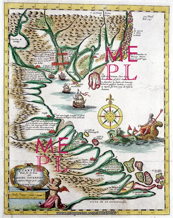  : 17th century Map of Vietnam, Tonquin