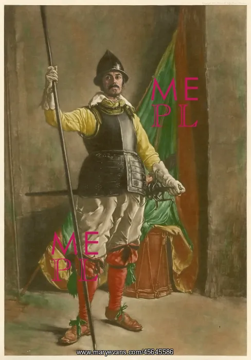 : 17TH CENTURY PIKEMAN : 17TH CENTURY PIKEMAN