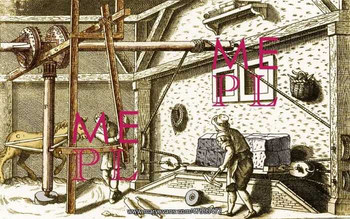 : 17th Century Stone-Cutting Process : 17th Century Stone-Cutting Process