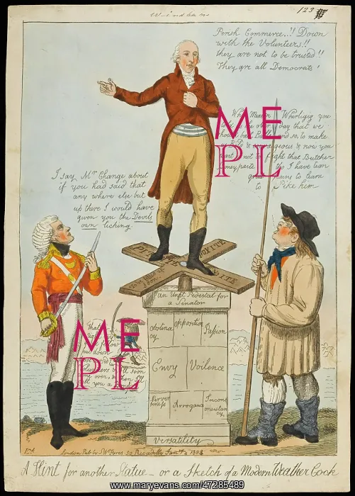 : 1804 / PITT AS WEATHERCOCK : 1804 / PITT AS WEATHERCOCK