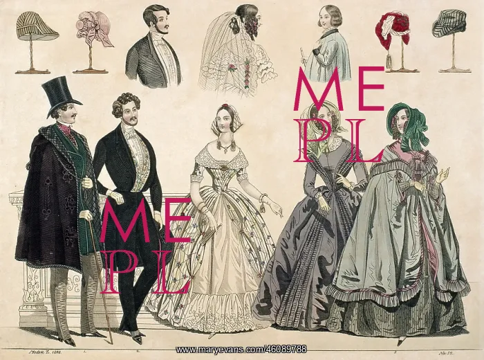 : 1840 Paris fashions : 1840 Paris fashions