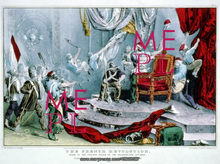 : 1848, The French revolution: scene in the ? : 1848, The French revolution: scene in the ?