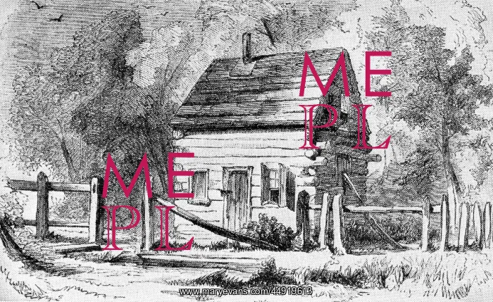 : 1850s the log schoolhouse in mountians used by : 1850s the log schoolhouse in mountians used by