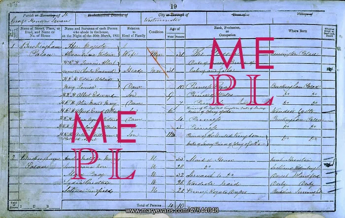  : 1851 Census