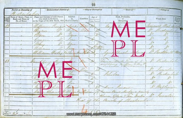  : 1851 Census