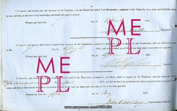 : 1851 Census : 1851 Census