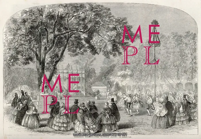 : 1858 / MAYPOLE DANCE : 1858 / MAYPOLE DANCE